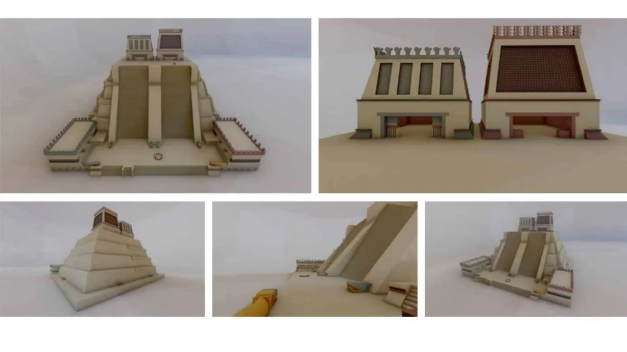 Así es la maqueta monumental del Templo Mayor que estará frente a Palacio Nacional | Proceso