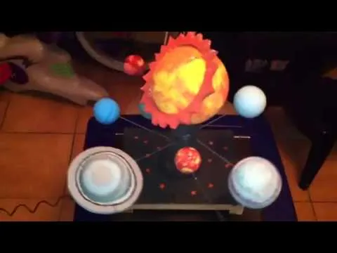 Maqueta del sistema solar JMM - YouTube