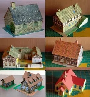 MAQUETAS DE PAPEL: FERROMODELISMO