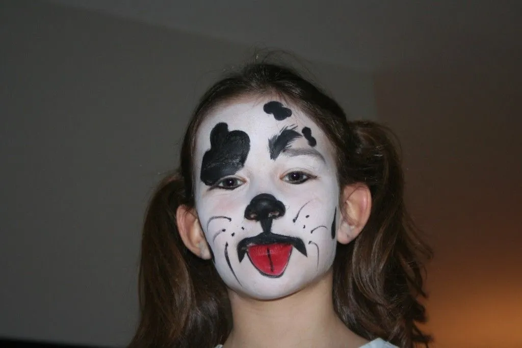 Maquillaje ANIMALES - Maquillaje PERRO DALMATA