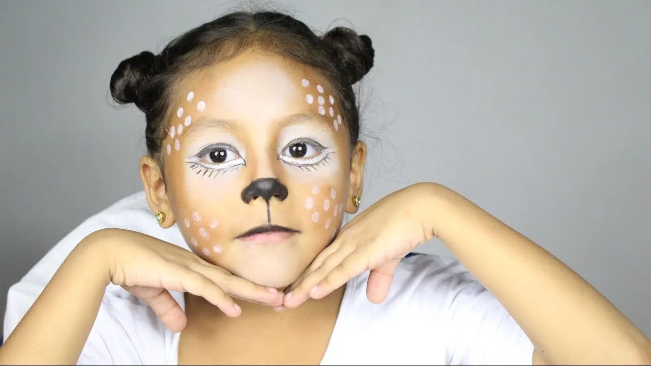 ✨MAQUILLAJE DE BAMBI PARA NIÑA✨ - YouTube