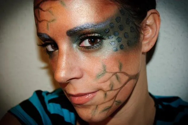 Maquillaje carnaval 4: duende/floral, Carnival make up 4: elf ...