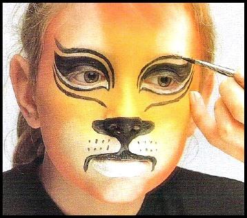 Maquillaje de carnaval de tigre - Paperblog