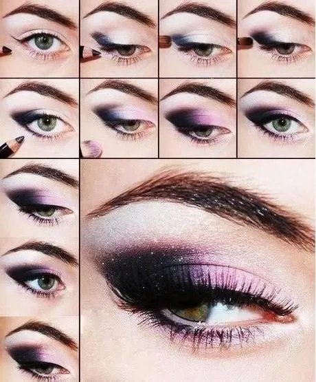 Maquillaje estilo galaxy ojos y boca - Paperblog