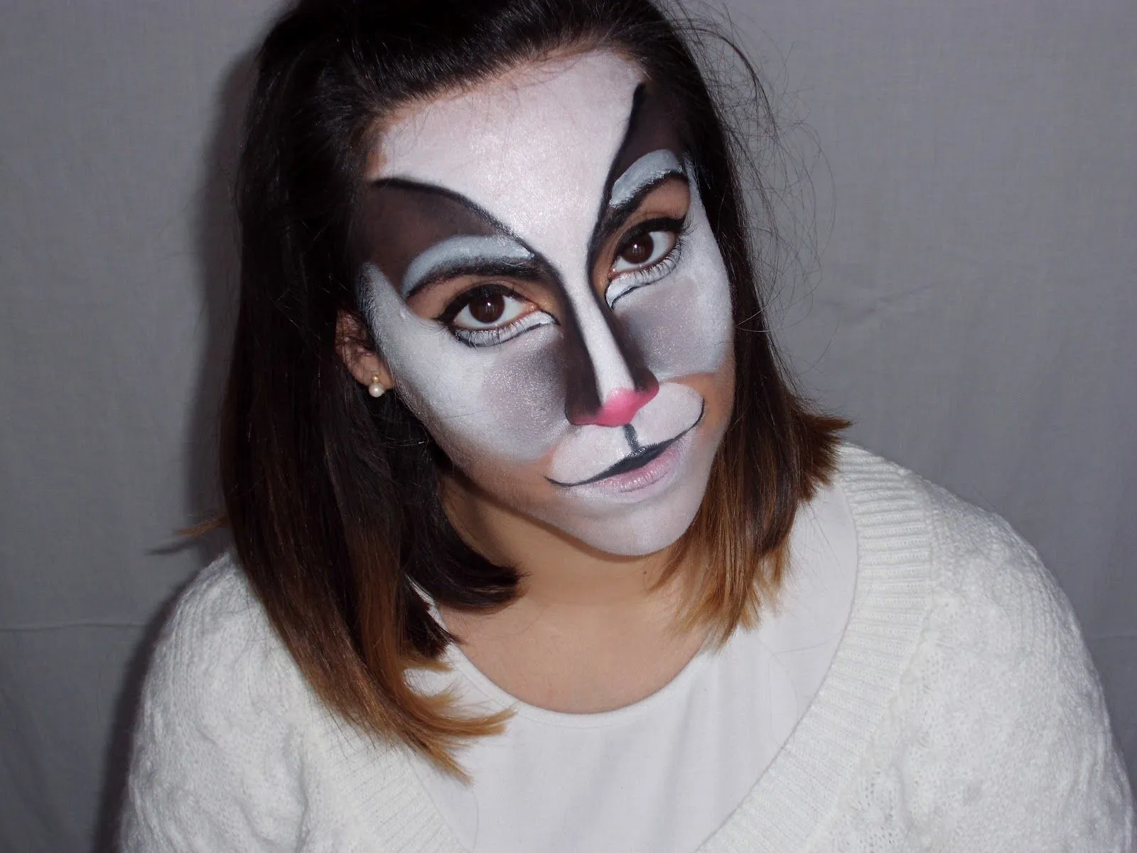 Maquillaje de gato para carnaval