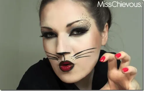 Maquillaje de gato carnaval - Imagui