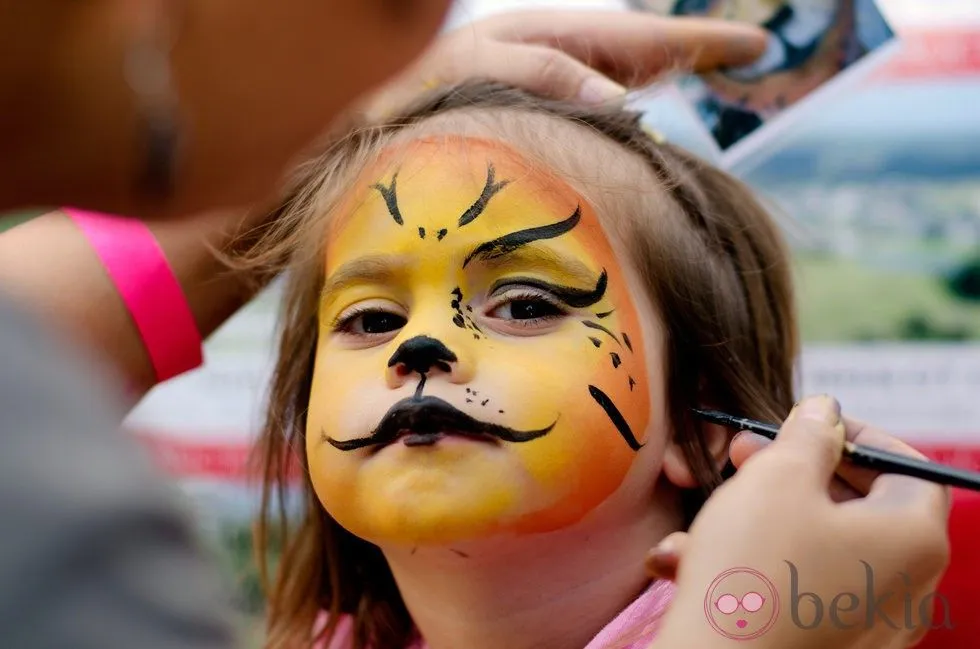 Maquillaje de león para niño en Halloween: Maquillaje de Halloween ...