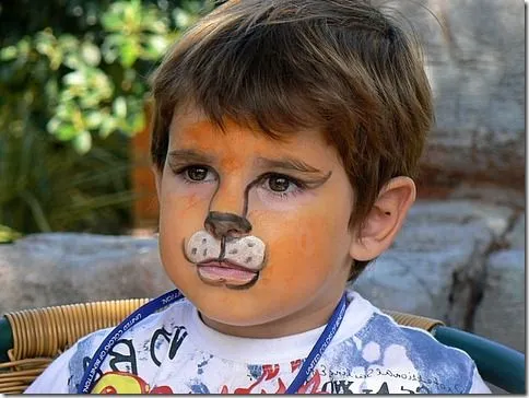 Maquillaje leon niños - Imagui
