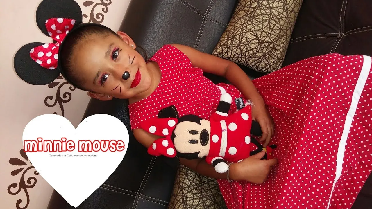 Maquillaje de Minnie Mouse súper fácil| TutoKids| CindyLu| - YouTube
