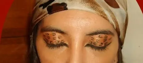 Maquillajes de Carnaval: OJOS DE LEOPARDO