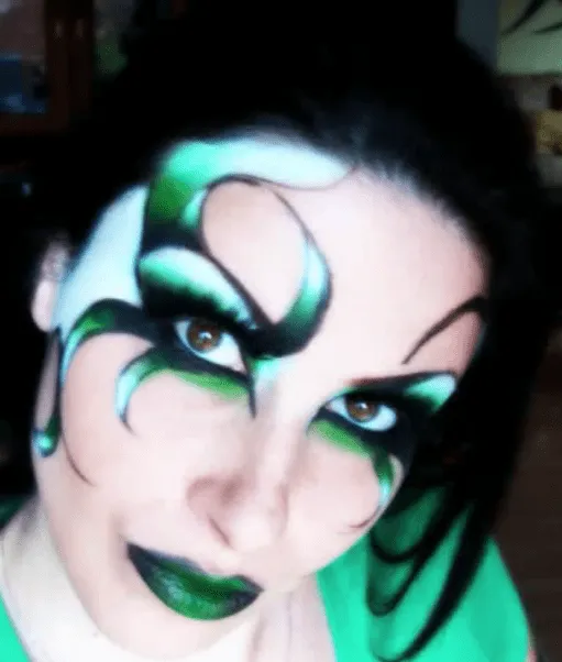 Maquillaje de Fantasía verde Elfo - Curso de Maquillaje Online