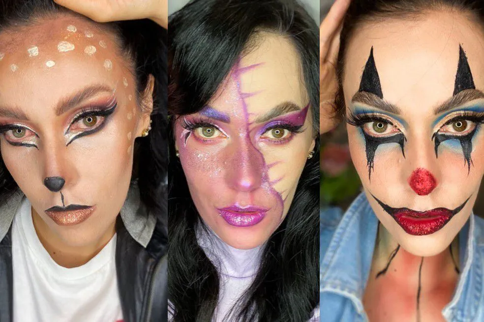 Maquillajes para Halloween: 3 ideas que te van a encantar y puedes hacer en casa