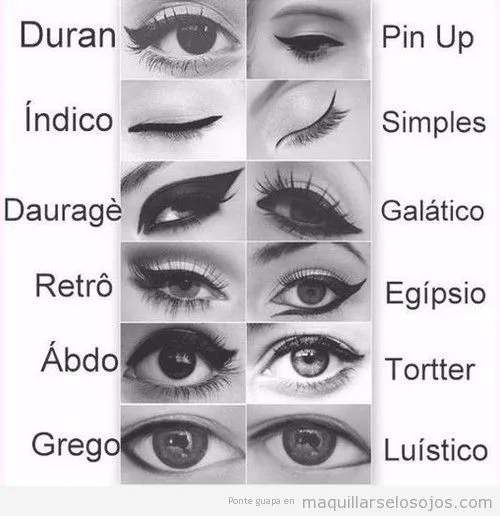 Diferentes | Maquillarse los ojos | Todo sobre el maquillaje de ojos