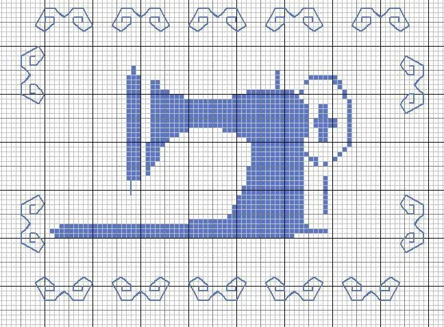 Máquina de Bordar a Punto de Cruz 