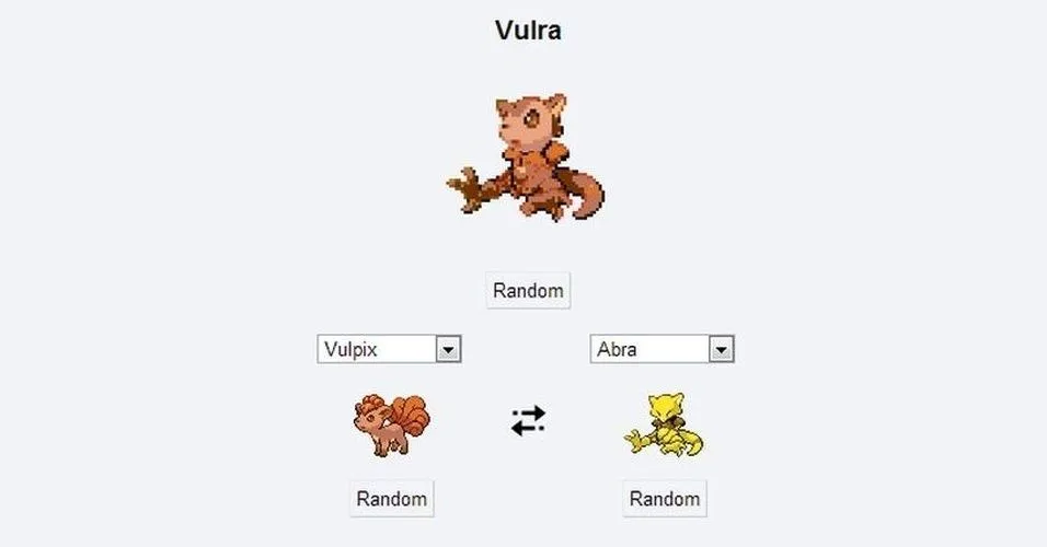 Máquina de fazer pokémon: site combina monstros para criar bichos ...