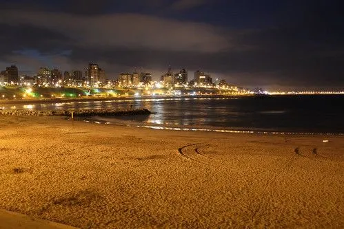 Mar del Plata... playa de noche | Flickr - Photo Sharing!