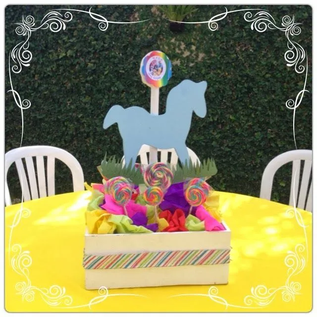 Mara Handmade : Centros de Mesa My Little Pony