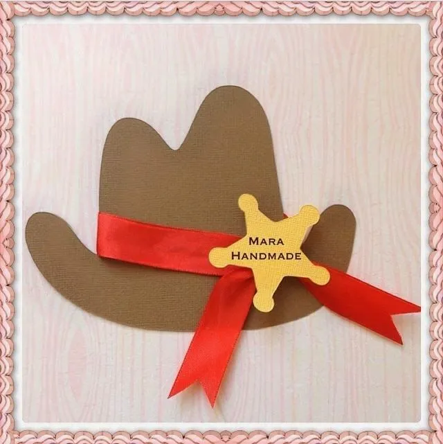 Mara Handmade : Invitación Vaquero o Cowboy