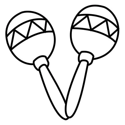 Maracas para dibujar - Imagui