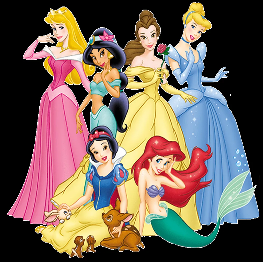 Princesas Disney en vector - Imagui