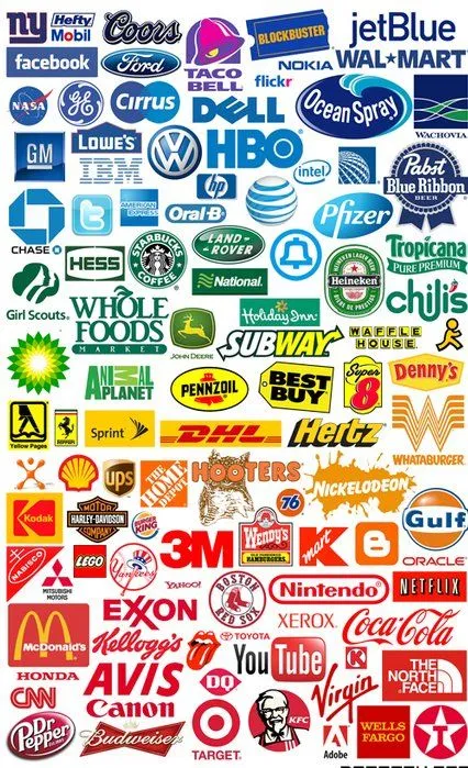 Marcas y sus logos con nombre - Imagui