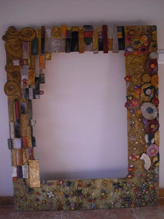 marco para espejo, Klimt | manualidades | Pinterest | Klimt