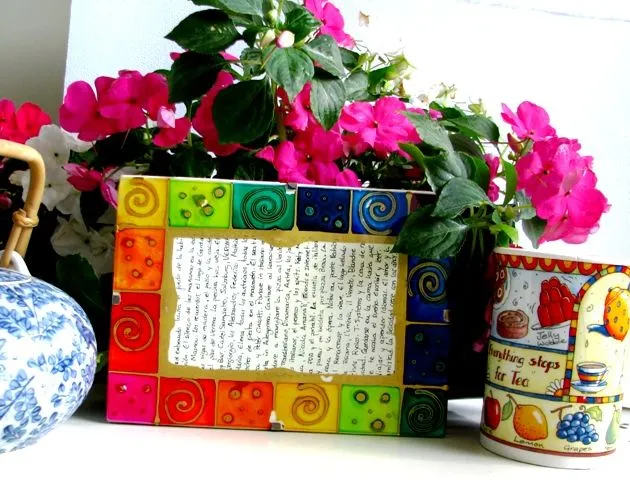manualidades en cristal | Las cosas que me hacen feliz