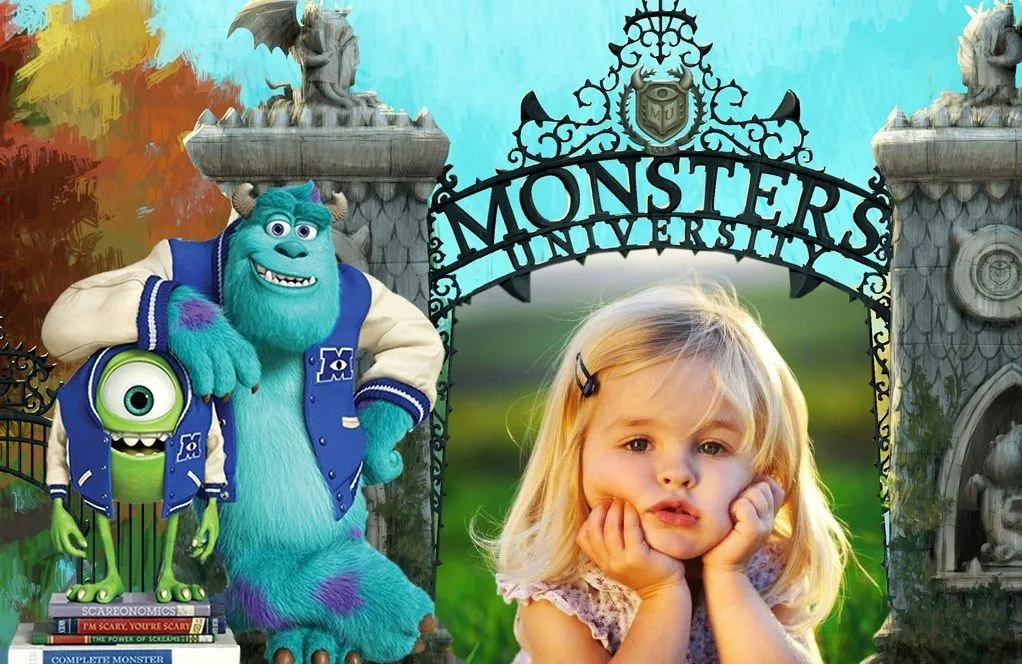 Marco infantil de Monsters University | Marcos para Fotos Gratis