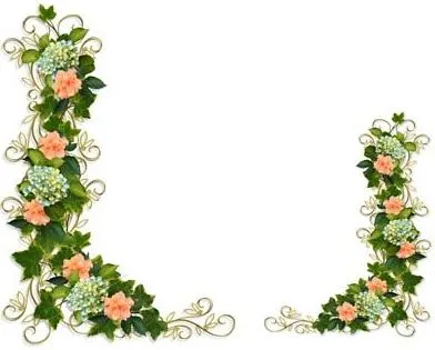 Marcos y bordes de flores para tarjetas - Imagui