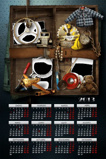 Marcos y Calendarios para Fotos 2013 PNG Gratis | TOL Matamoros ...