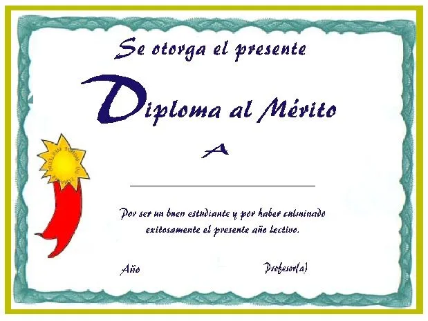 Marcos De Diplomas En Blanco Imagui Diploma Para Preescolar ...