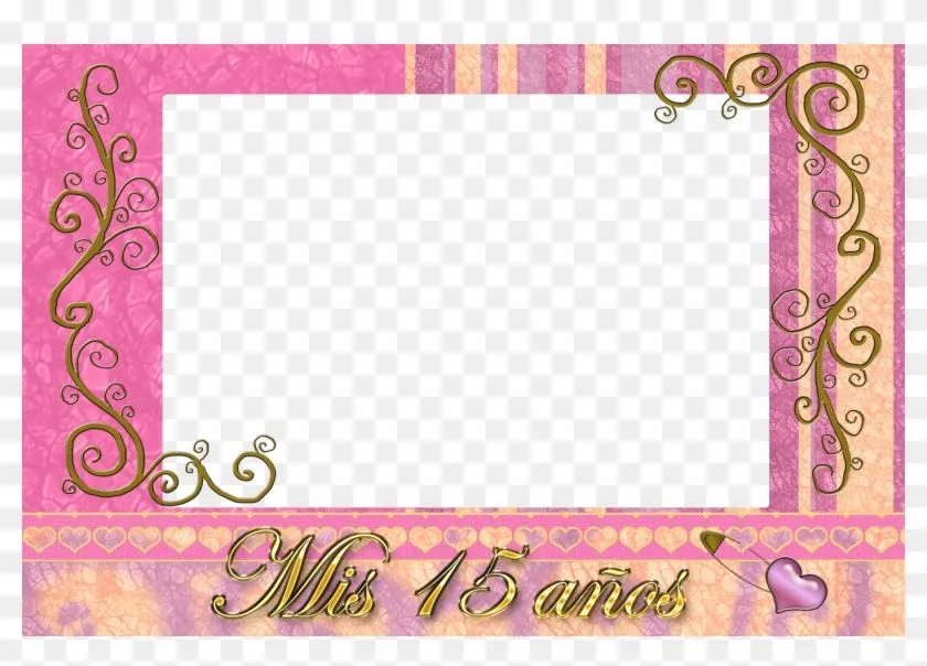 Marcos Para Fotos De 15 Años De Señoritas Descargar - Picture Frame, HD Png  Download - 1400x940(#3319384) - PngFind