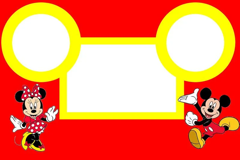 Marcos para fotos de Mickey y Minnie Mouse - Imagui