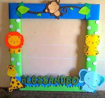 Marcos para fotos on Pinterest | Baby showers, Gold Picture Frames ...