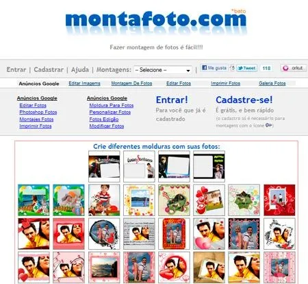 Marcos gratis para tus fotografias con montafoto