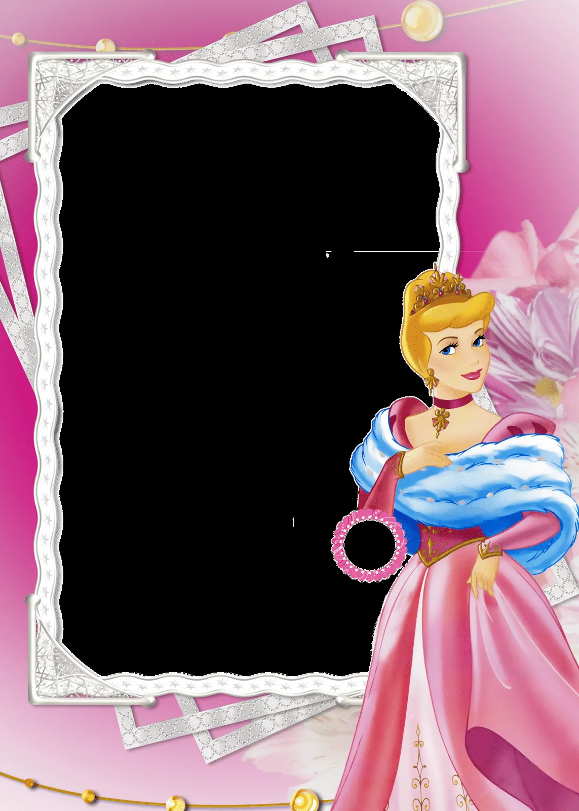 MARCOS GRATIS PARA FOTOS: MARCOS DE PRINCESAS PNG