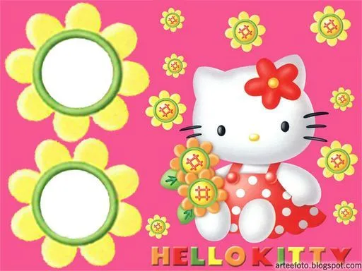 Marcos de Hello Kitty en png - Imagui