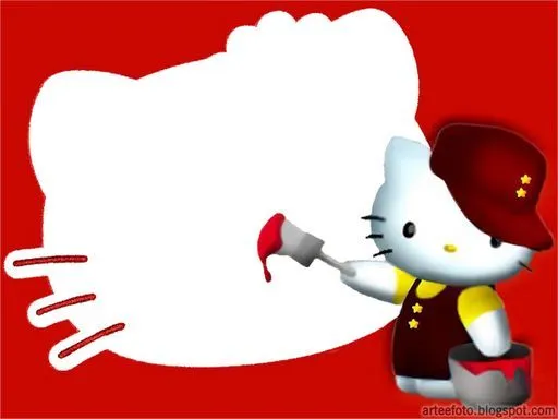 Marcos de Hello Kitty en png - Imagui