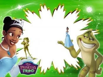 La Princesa y el Sapo - MARCOS INFANTILES PHOTOSHOP