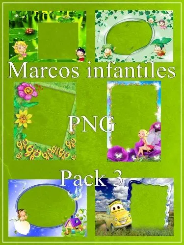 Marcos infantiles PNG - Pack 3 [Deposit Files ...