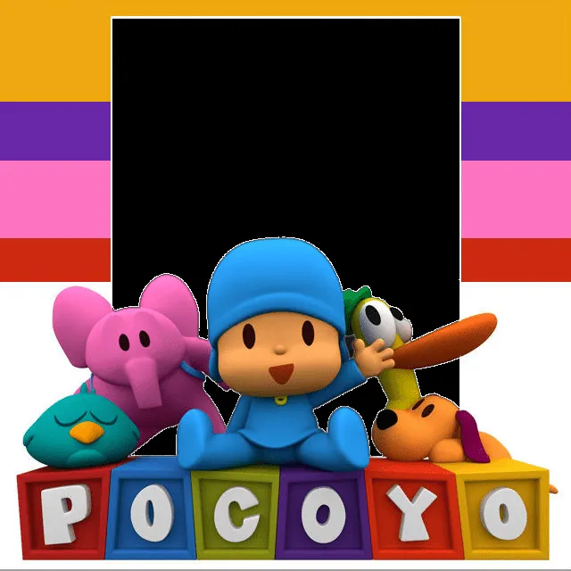 MARCOS PARA PHOTOSHOP Y ALGO MAS: INFANTILES | Cumpleaños pocoyo  decoracion, Piñata de pocoyo, Pocoyo decoracion