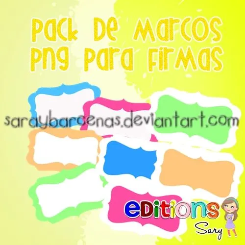 Marcos Png Para Firmas Png. by SarayBarcenas on deviantART