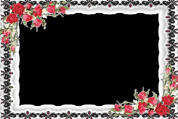 Marcos con flores png - Imagui