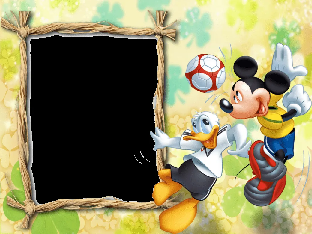 Marcos Png de Mickey Mouse para Niños. ~ Marcos Gratis para ...