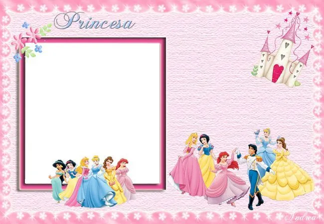 Marcos para fotografias de las princesas de Disney - Imagui