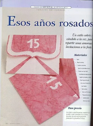  ... con mis amigas ?: ? Tarjeta artesanal para 15 años (Idea