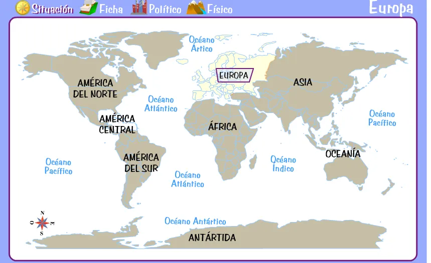 Mares del mundo mapa - Imagui