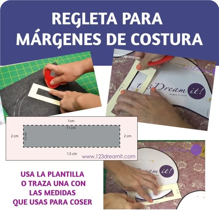 Márgenes de costura perfectos – consejos y trucos - 123 Dream it Blog de Costura