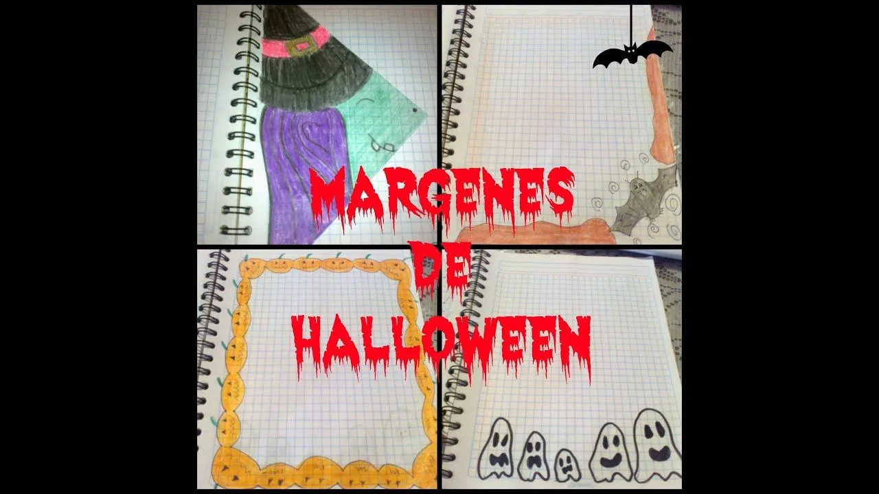 Margenes para tus cuadernos Halloween//ϝҽʅιȥ ɳσƈԋҽ ԃҽ Ⴆɾυʝαʂ ...