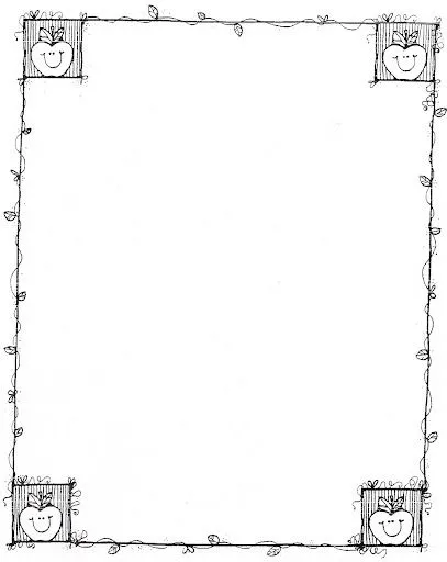 Margenes decorativos blanco y negro - Imagui